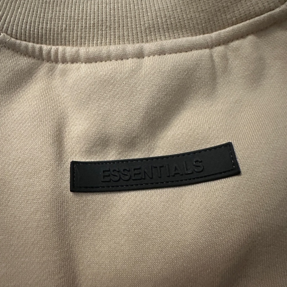 Essentials Cream Crewneck Sweatshirt - Picture 4 of 5